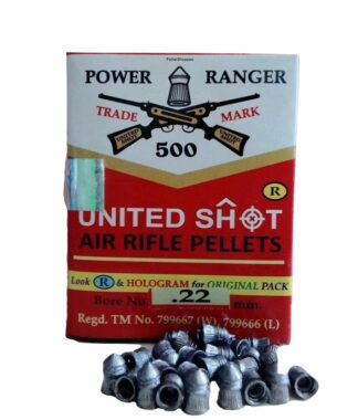 united shot double head pointed-0.22 Cal/5.5-mm- airgun pellets