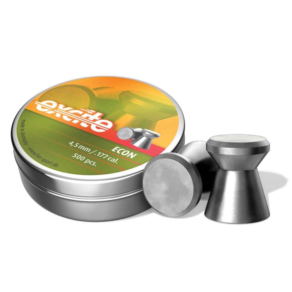 H&N Excite Econ .177 Cal/4.5mm Airgun Pellets 500/Tin – Pelletshoppee